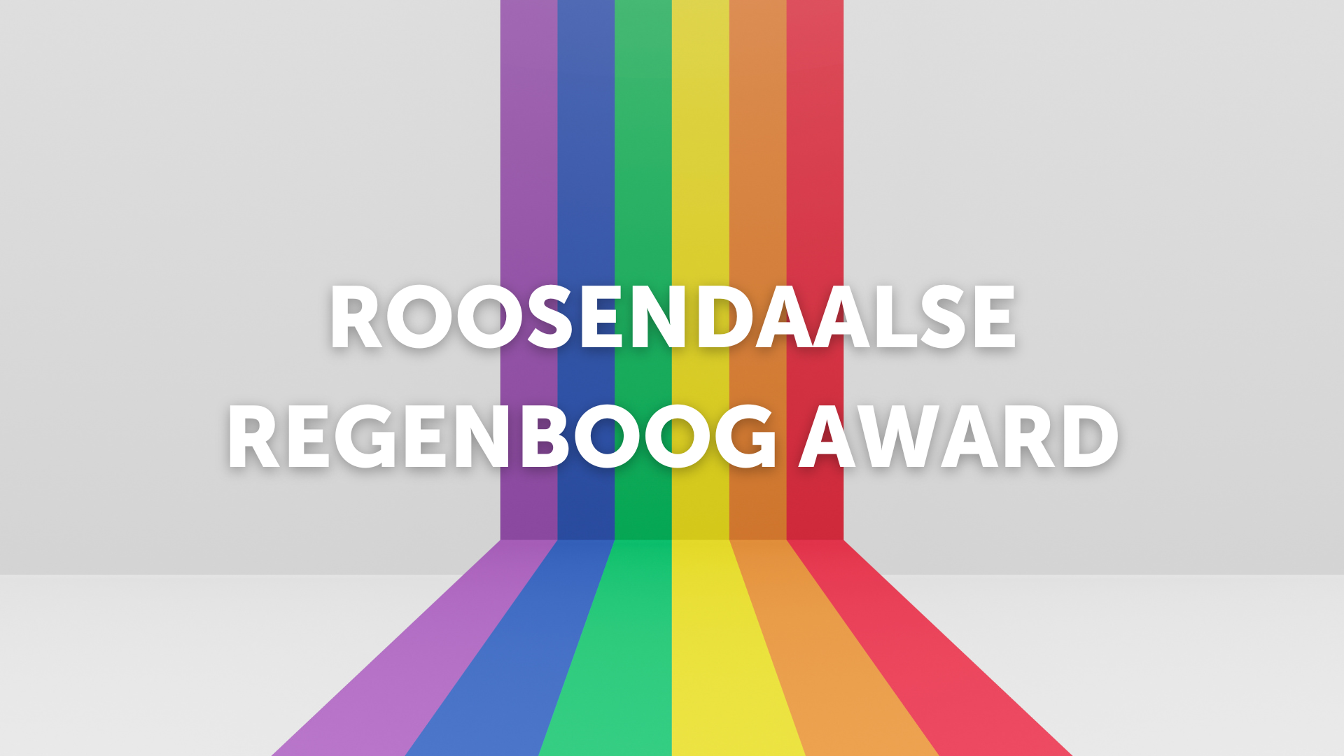 Roosendaalse Regenboog Award 2024: Genomineerden bekend!