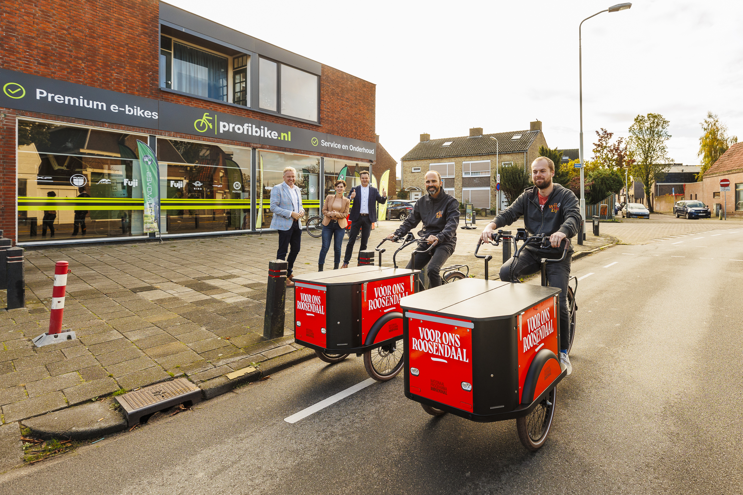 Met bakfietsen de wijken in ‘Voor ons Roosendaal’