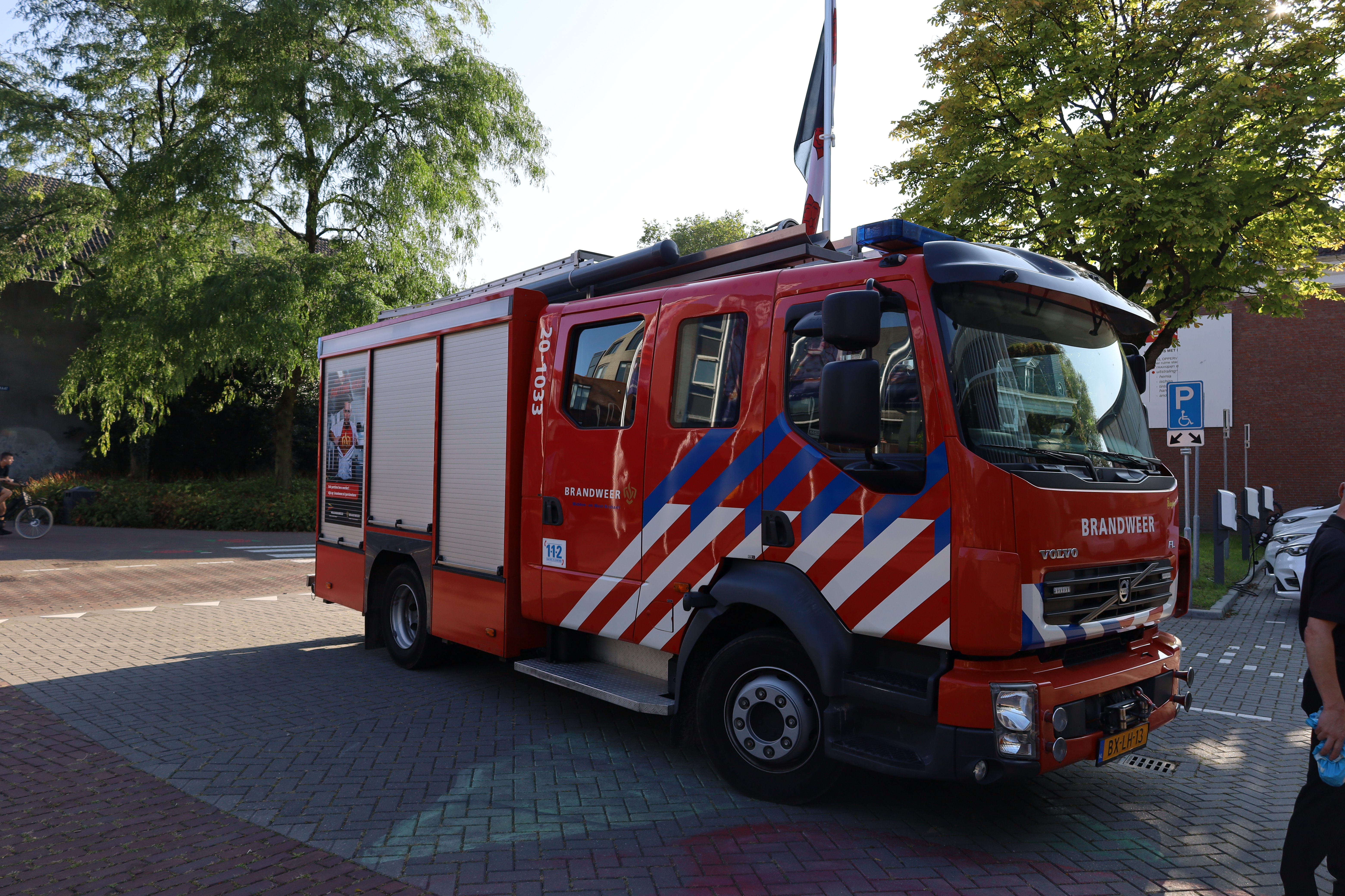 Brand in loods industrieterrein Borchwerf in Roosendaal